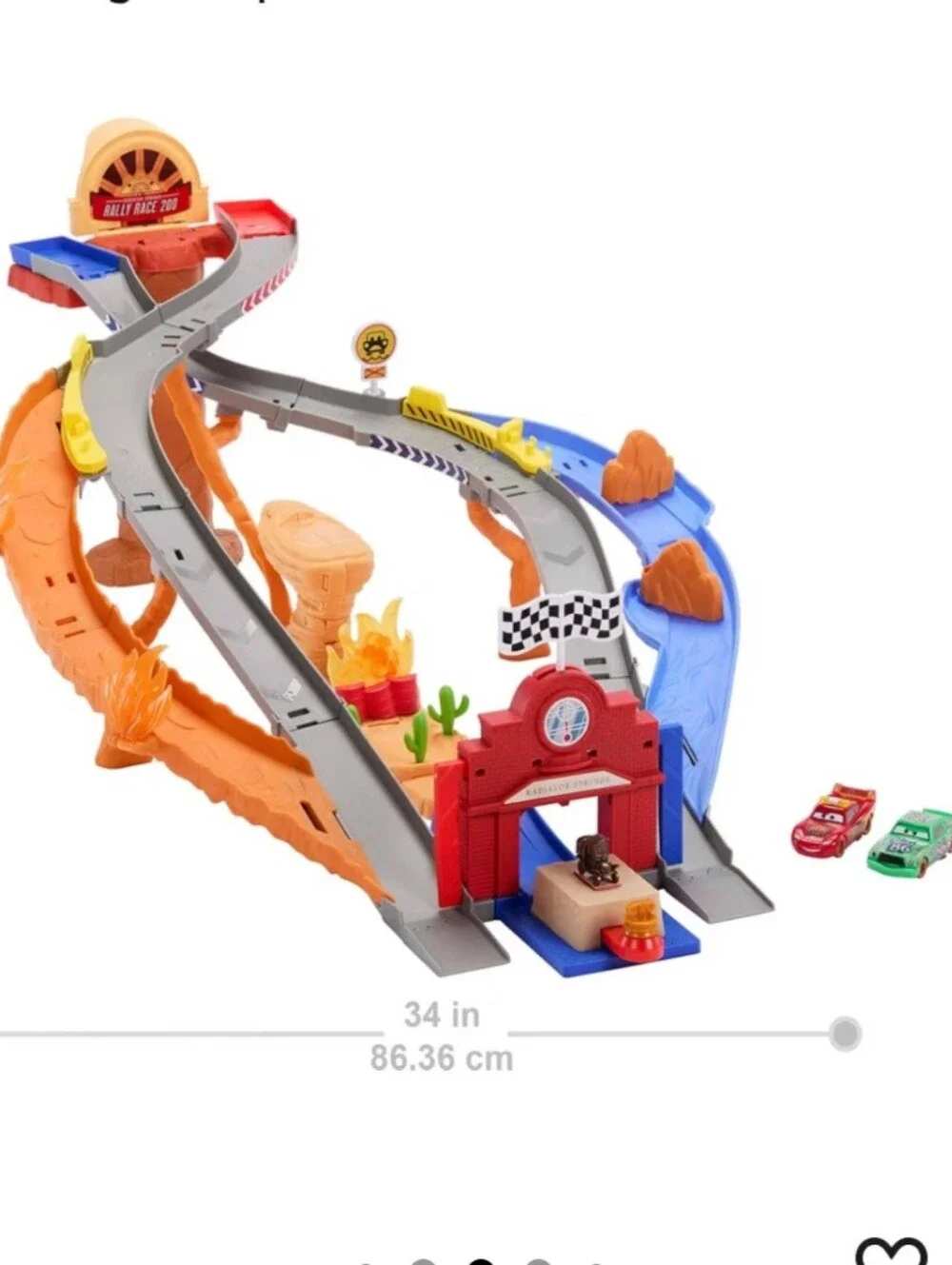 Disney Pixar Cars Race & Rescue Road Raceway Playset New Sealed